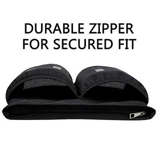 Only-bags.store Porte-gobelet à bagages, porte-gobelet de voyage pouvant contenir deux tasses à café et tablettes, s'adapte à la plupart des poignées de valise, accessoires de voyage pratiques pour les voyageurs, agents de bord, noir  