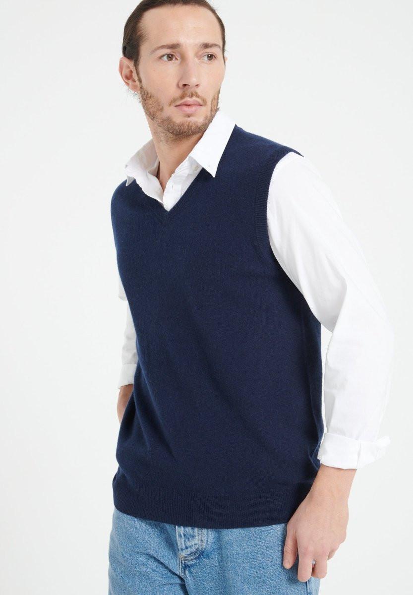 Studio Cashmere8  LUKE 9 Cardigan senza maniche - 100% cashmere 