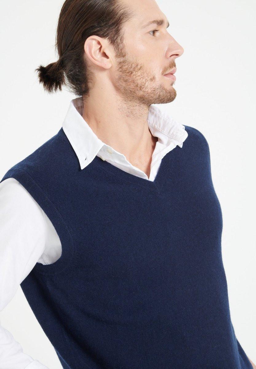 Studio Cashmere8  LUKE 9 Cardigan senza maniche - 100% cashmere 