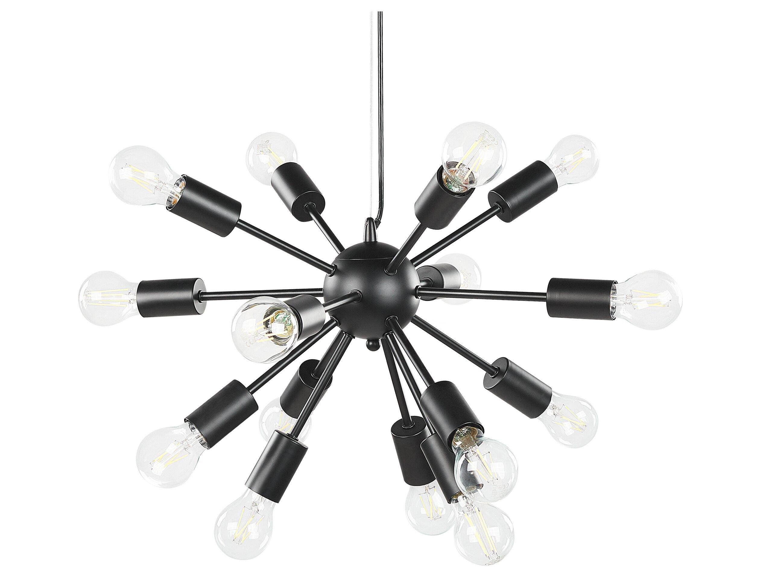 Beliani Lampe suspension en Métal Moderne BALAGAS  