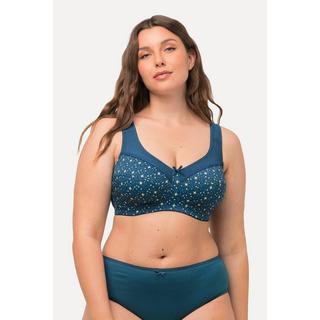 Ulla Popken  Soutien-gorge de maintien, sans armatures, motif étoiles, bonnet C - D 