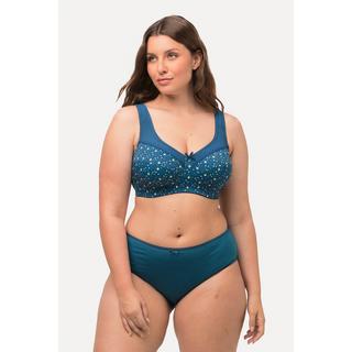 Ulla Popken  Soutien-gorge de maintien, sans armatures, motif étoiles, bonnet C - D 