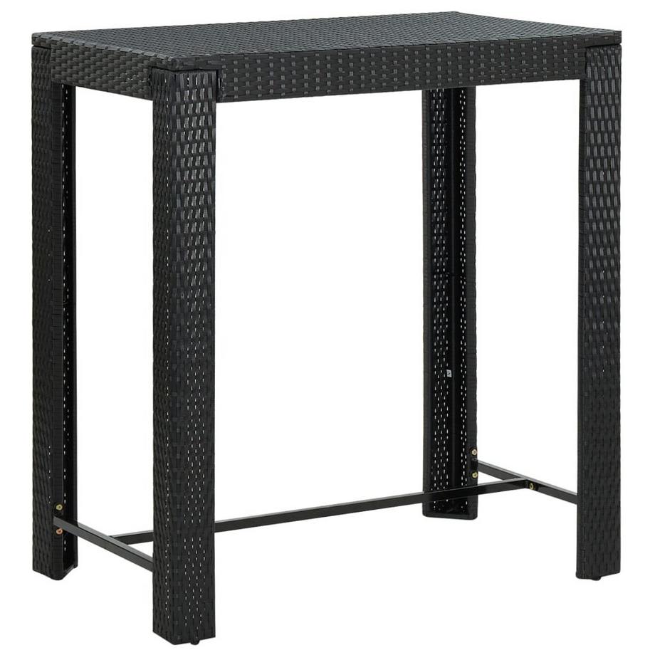 Table de bar rotin synthétique