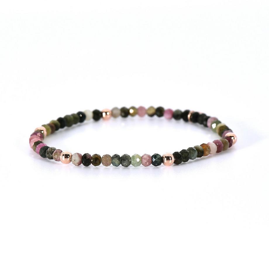 Liara  Armband mit Turmalin Silber rose vergoldet