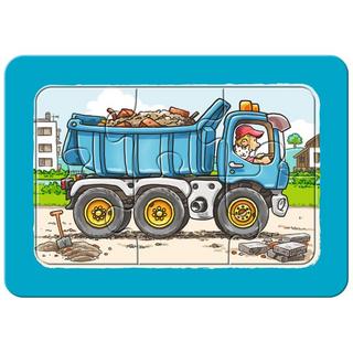 Ravensburger  Puzzle Ravensburger Bagger, Traktor und Kipplade 3 X 6 Teile 