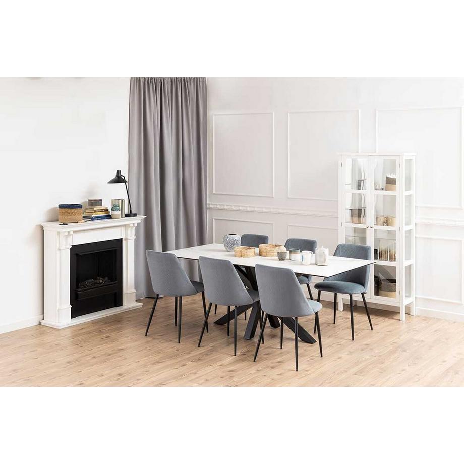 mutoni Table à manger Triple-X verr  