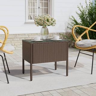 VidaXL Beistelltisch poly-rattan  