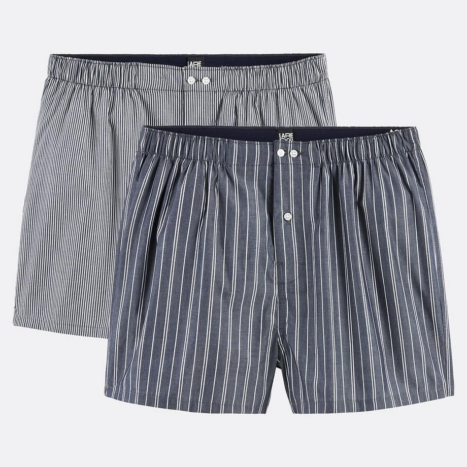 2er-Set karierte Boxershorts