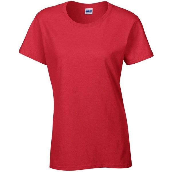 Image of Tshirt, Enganliegend Damen Rot Bunt L