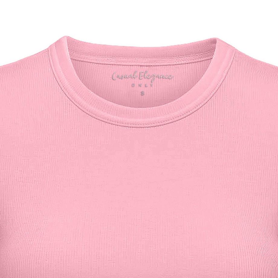 ONLY T-Shirt  1er Pack Bequem sitzend-ONLVAL LIFE O-NECK TOP  