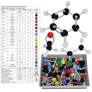 Activity-board  Une question de chimie Kit de modèles de chimie moléculaire, kit de construction de molécules pour les structures inorganiques et organiques Kit de modèles de liaison avec l'atome pour la formation des enseignants 