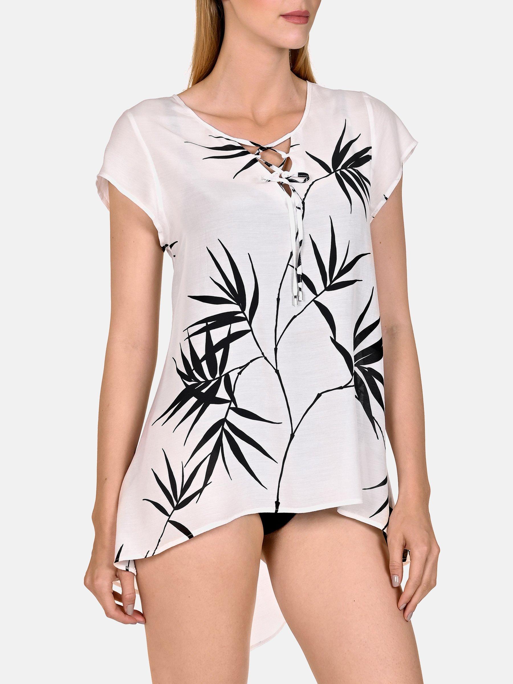 Image of Strandtunika Ocean City Damen Weiss M