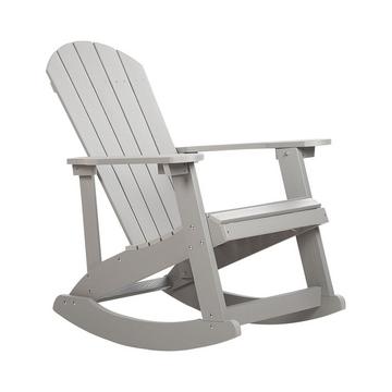 Fauteuil à bascule de jardin en Bois synthétique Traditionnel ADIRONDACK