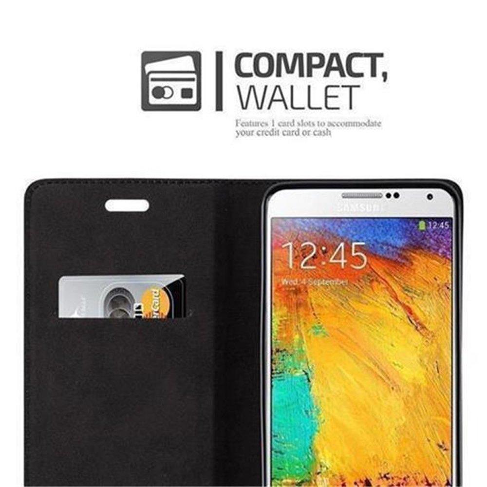 Cadorabo  Hülle für Samsung Galaxy NOTE 3 Magnetverschluss, Kartenfach 