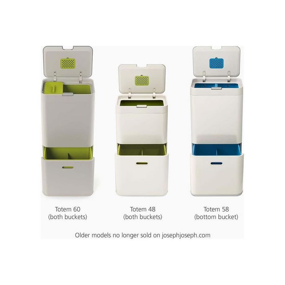 Joseph Joseph IW1 24-36L Eco Liners Recycled Bin Liners 20 Pack - Grey  