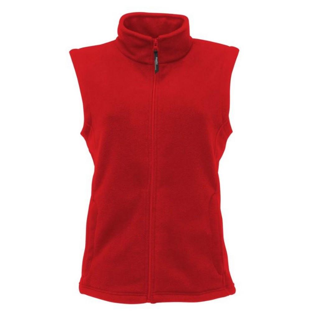 Image of Fleeceweste Fleecebodywarmer Damen Rot Bunt 34