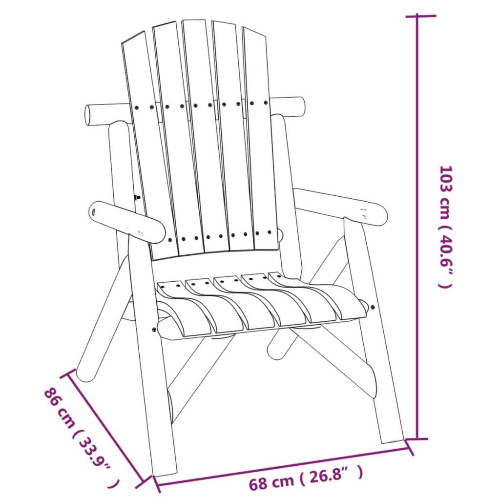 VidaXL Garten lounge set holz  