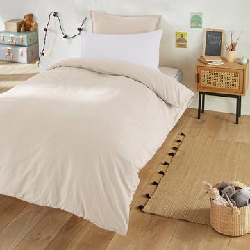 Housse de couette enfant en coton lavé