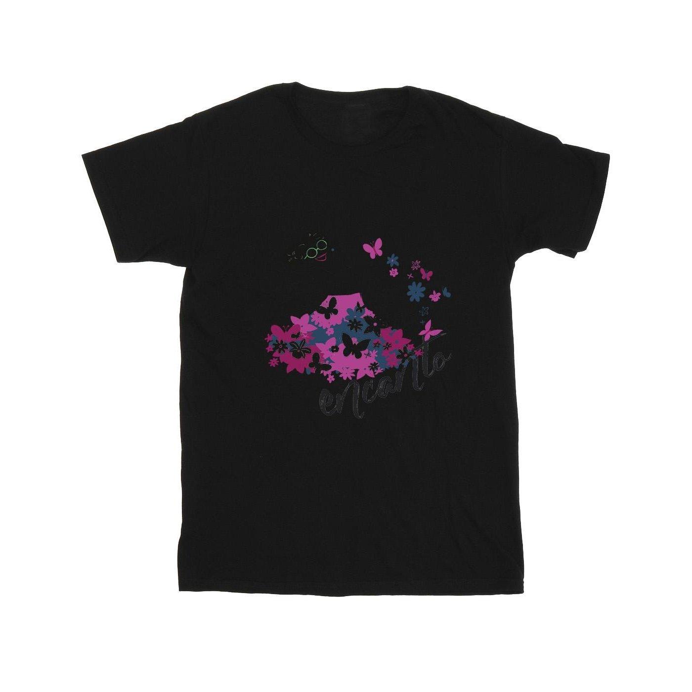 Image of Encanto Mirabel Flower Tshirt Unisex Schwarz 116
