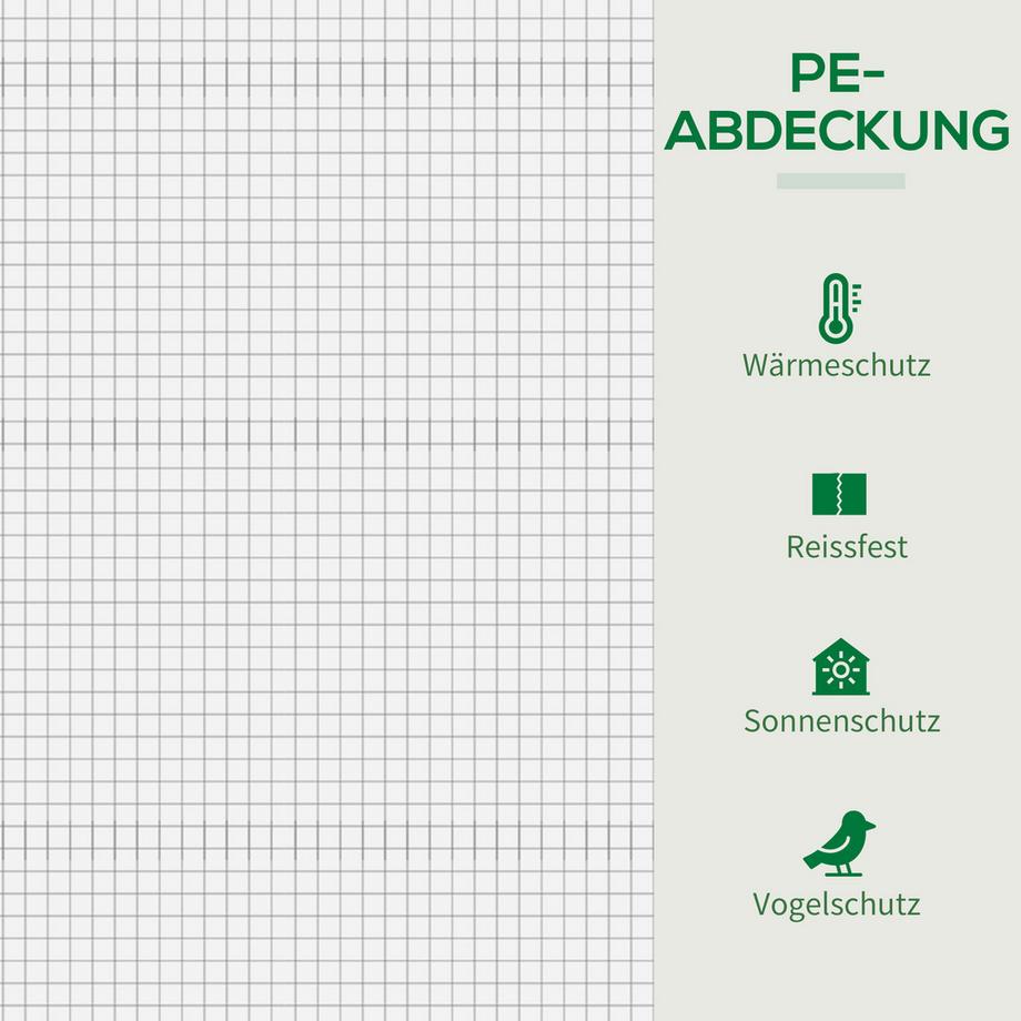 Outsunny Foliengewächshaus  