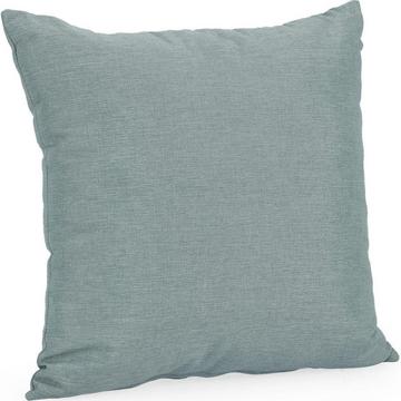 Coussin décoratif oléfine aigue-marine 45x45