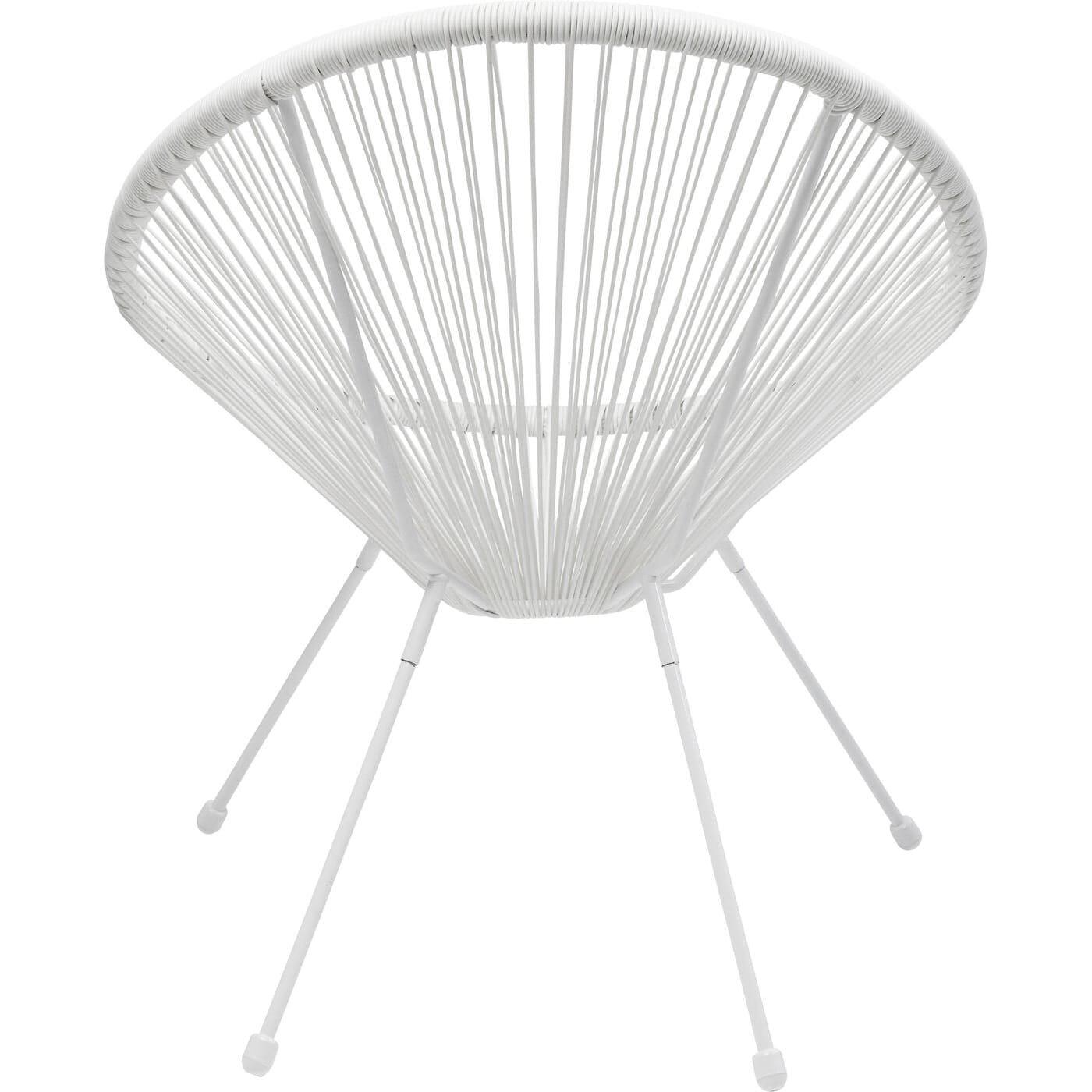 KARE Design Set da giardino Acapulco bianco (2 pezzi)  