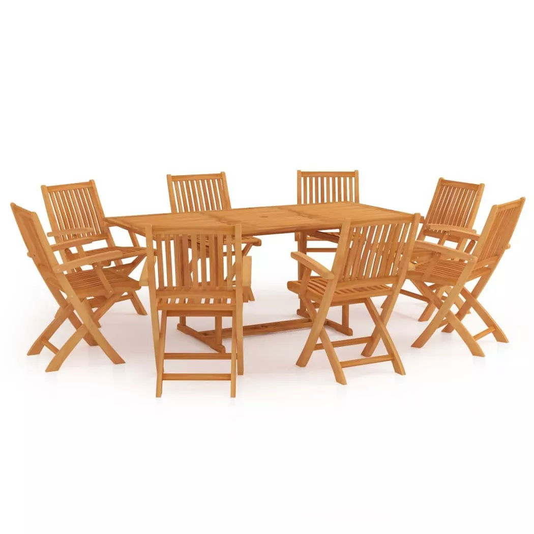 VidaXL - Garten-essgruppe holz, One Size, Braun