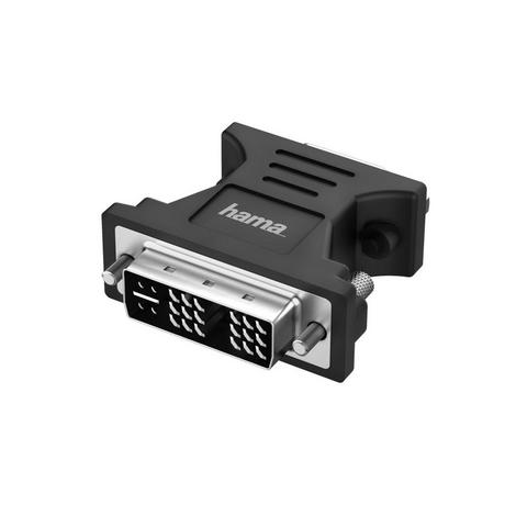 hama  Hama 00200340 Videokabel-Adapter DVI-I VGA (D-Sub) Schwarz 