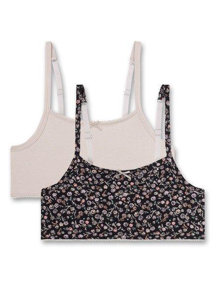 Image of Mädchen-bustier (doppelpack) Dunkel Und Rosa Unisex Multicolor 176