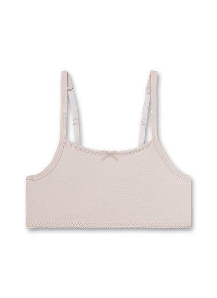 Sanetta  Sanetta Mädchen-Bustier (Doppelpack) Dunkelgrau und Rosa 