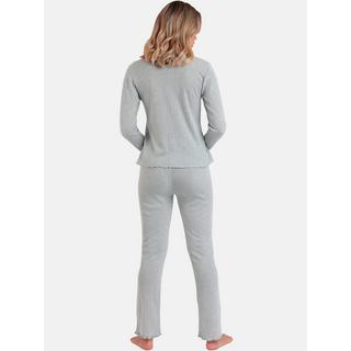 Admas Soft Canale Pyjama Hose Top Langarm  