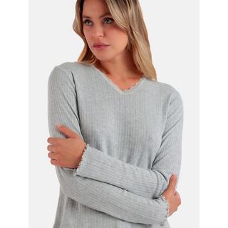 Admas Soft Canale Pyjama Hose Top Langarm  