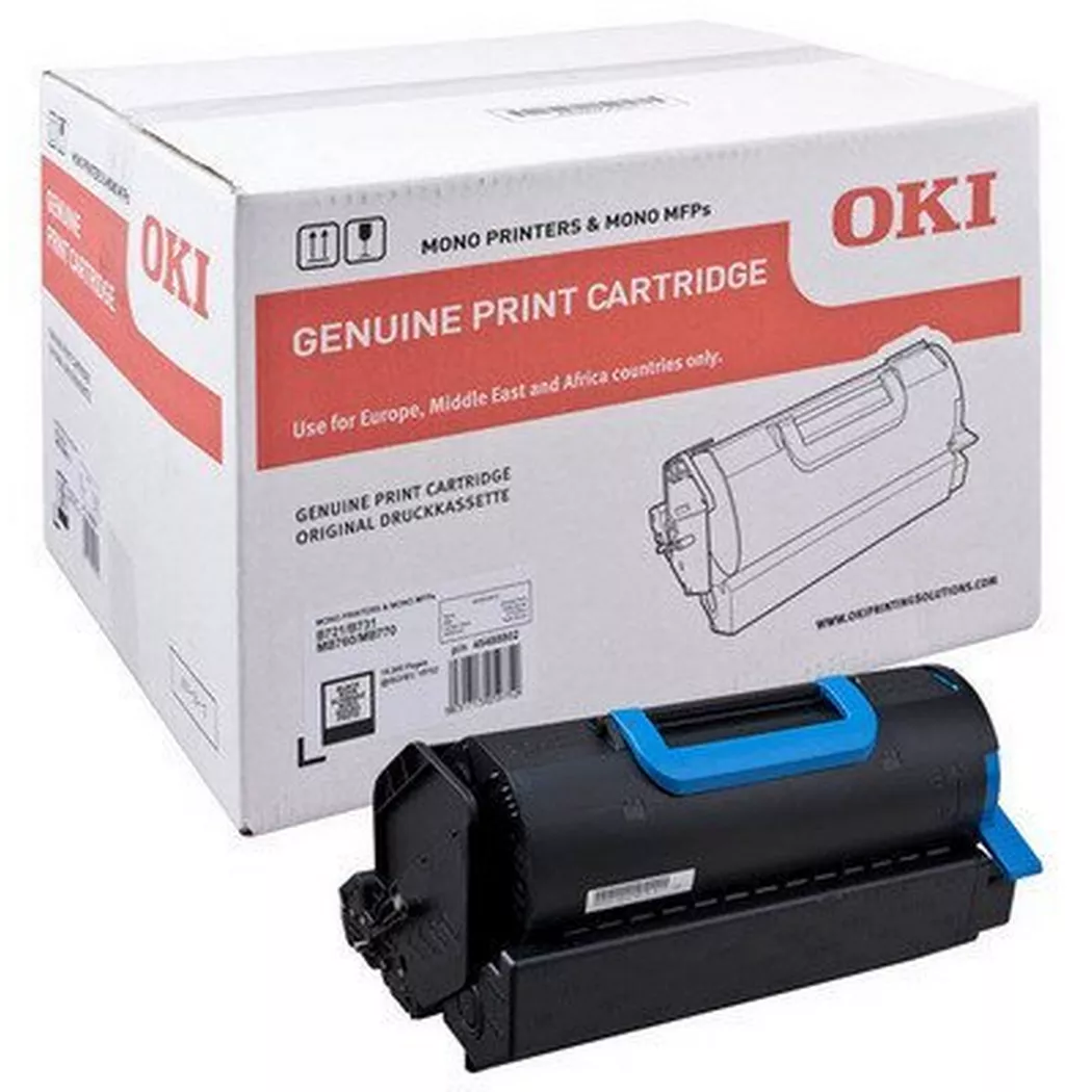 OKI – Toner schwarz 45488802 B721/731 18’000 Seiten, Schwarz, One Size
