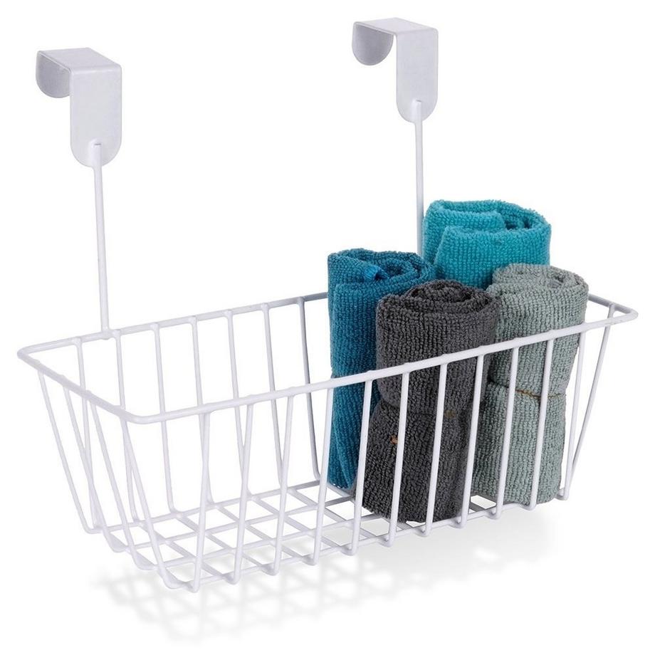 Storage solutions  Panier suspendu pour portes d'armoires et cabines de douche 