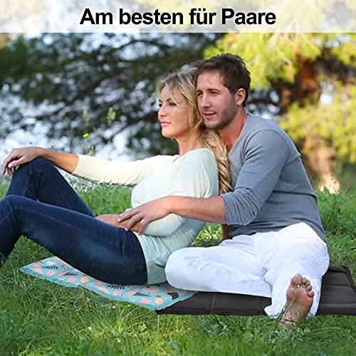 Alopini Confezione da 2 cuscini da seduta pieghevoli per esterni  