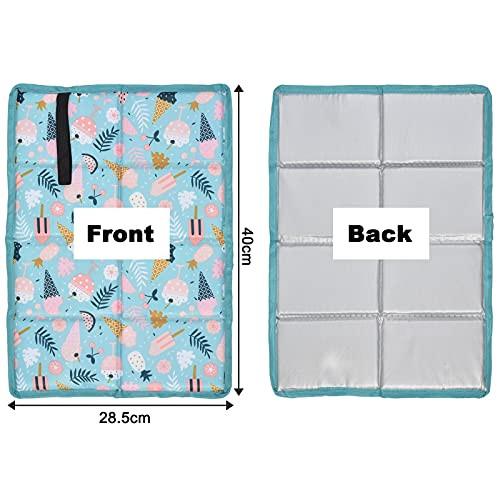 Alopini Confezione da 2 cuscini da seduta pieghevoli per esterni  