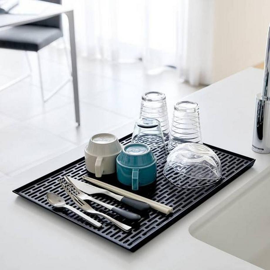 Yamazaki  Egouttoir à verres et tasses large TOWER 