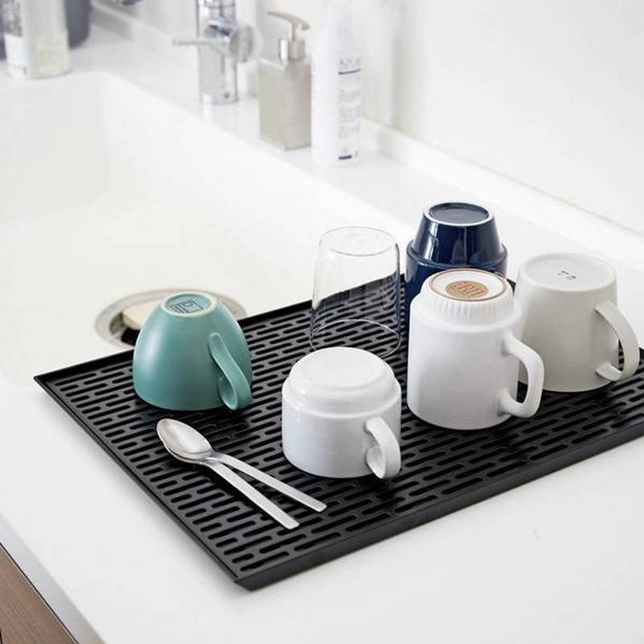 Yamazaki  Egouttoir à verres et tasses large TOWER 