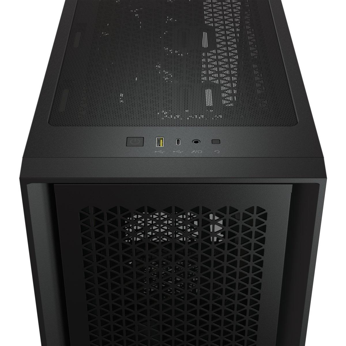 Corsair  ICUE 4000D RGB Midi Tower Schwarz 