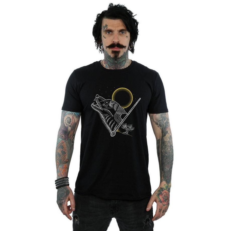 Harry Potter Lupo Mannaro Ululante alla Luna T-Shirt  