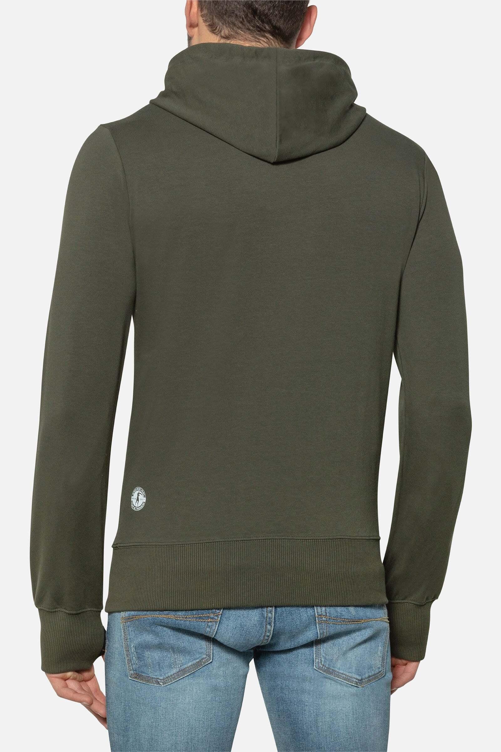 BOXEUR DES RUES  Sweat à capuche Hooded Sweatshirt with Thumb Openings 