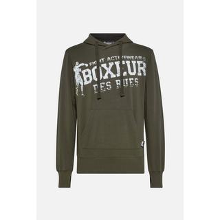 BOXEUR DES RUES  Kapuzenpullover Hooded Sweatshirt with Thumb Openings 