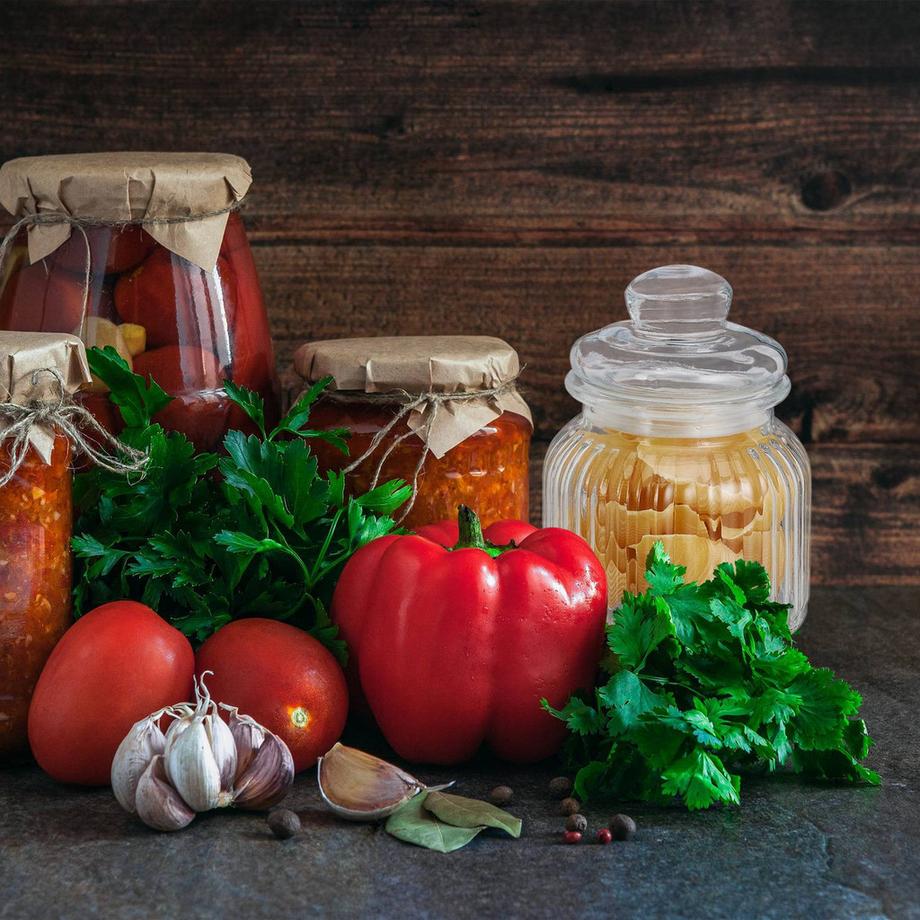 B2X Barattoli di vetro confezione da 6 da 700 ml  