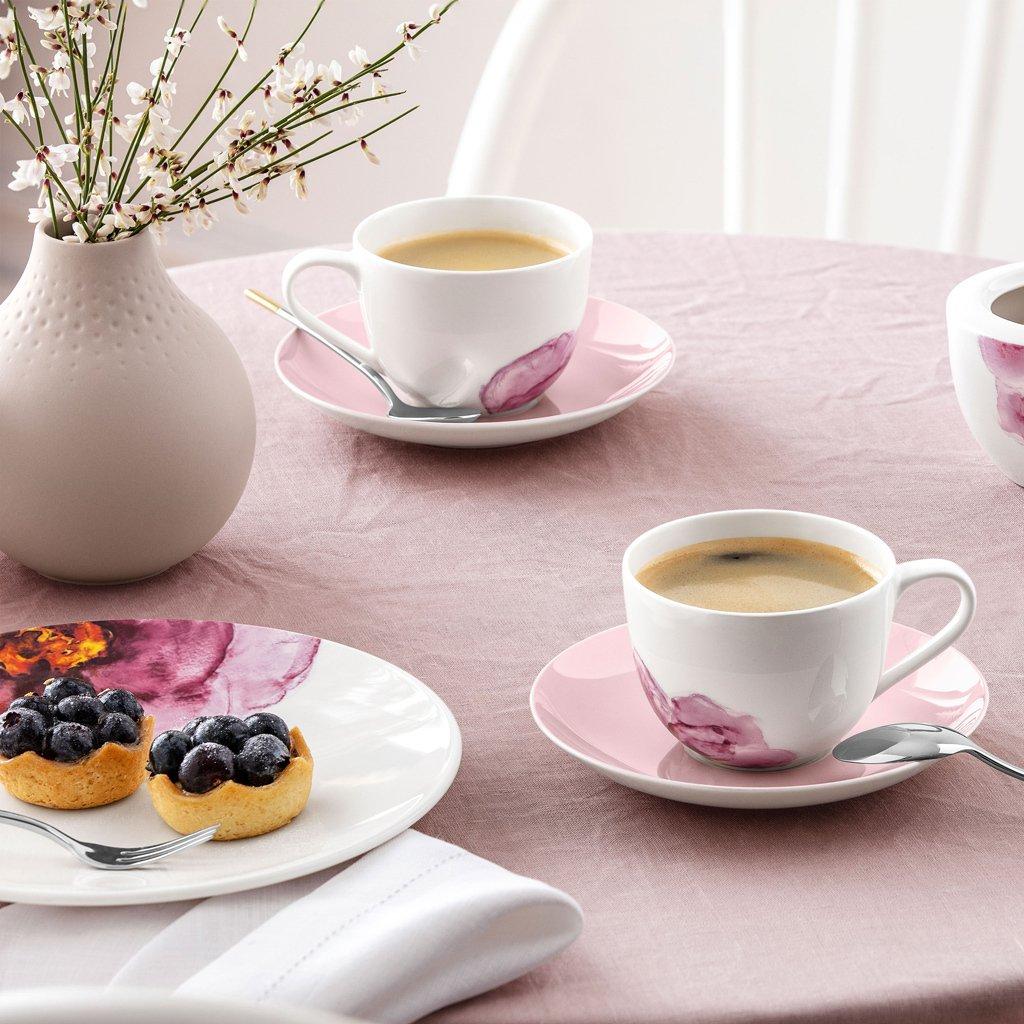 Villeroy&Boch Soucoupe tasse à café/thé rose Rose Garden  