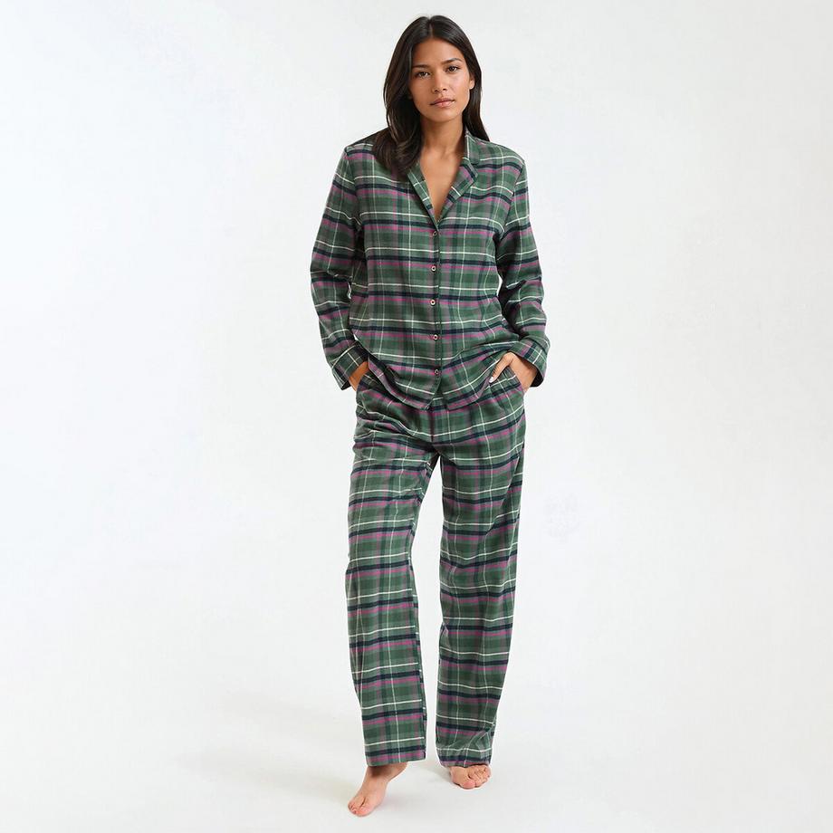 La Redoute Collections Pyjama flanelle à carreaux  