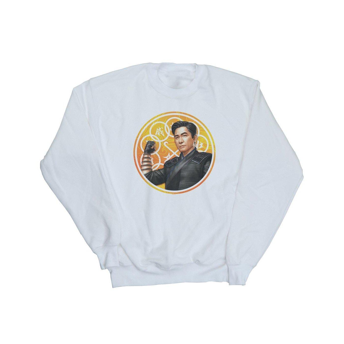 Image of Shangchi And The Legend Of The Ten Rings Ten Ring Pose Sweatshirt Damen Weiss XL