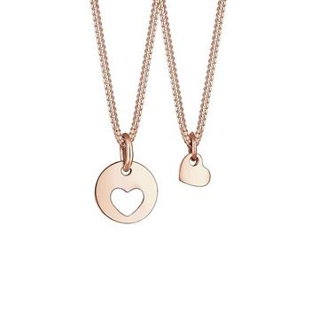 Halskette 2Er Set Herz Anhänger
