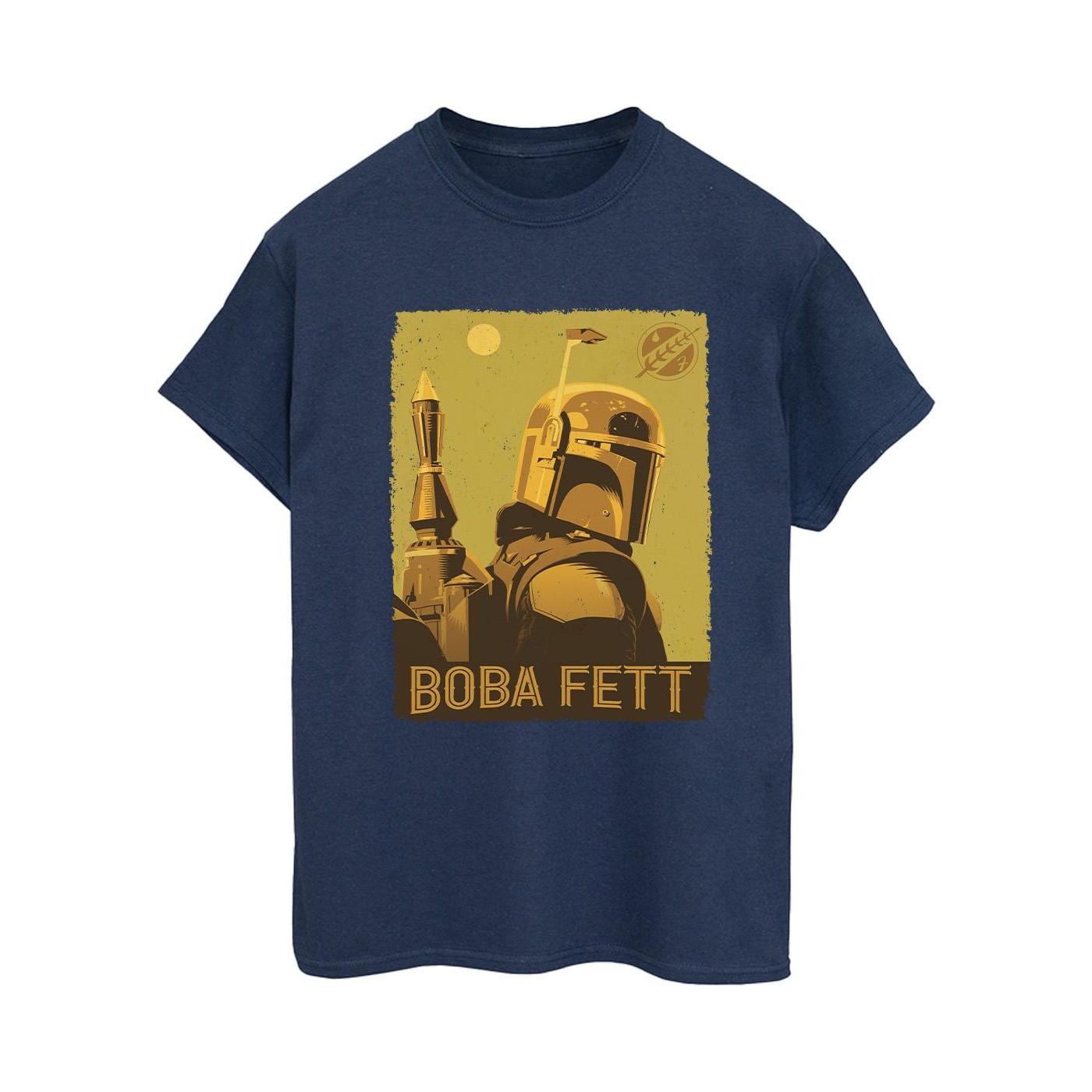 Image of The Book Of Boba Fett Planetary Stare Tshirt Damen Marine S