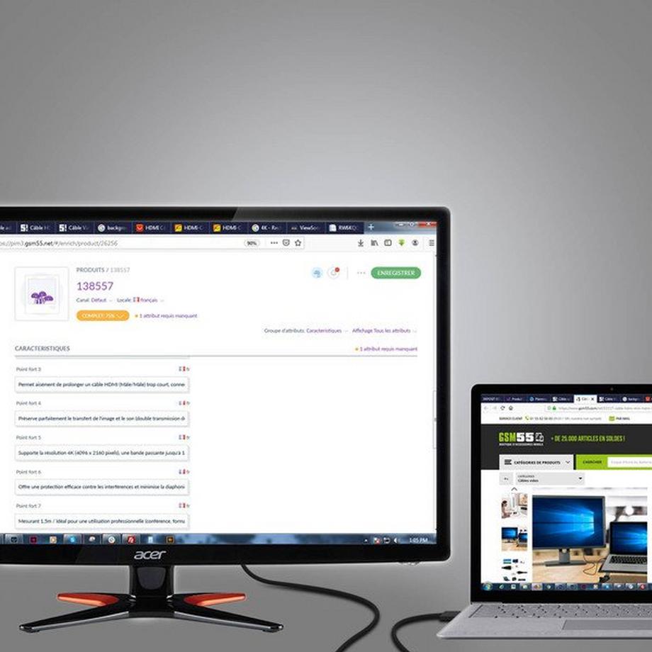 Avizar  Rallonge HDMI 1.5m LinQ 