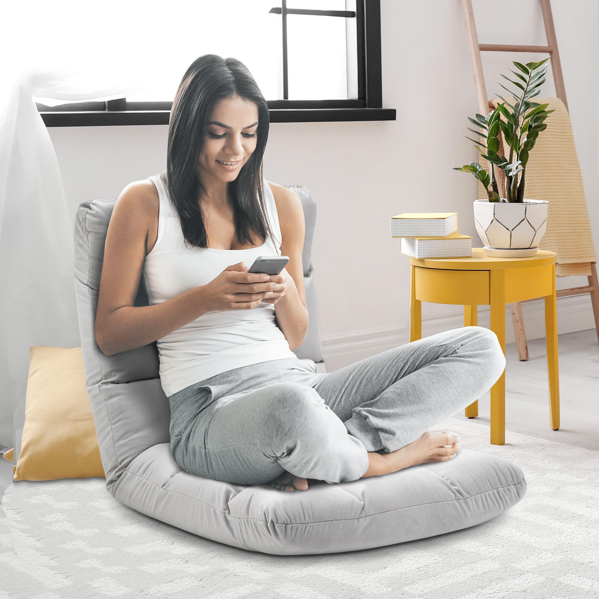 HOMCOM chaise de sol  